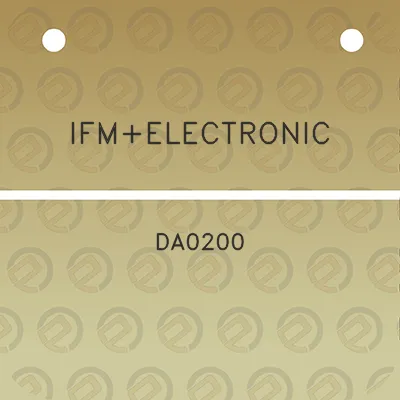 ifmelectronic-da0200