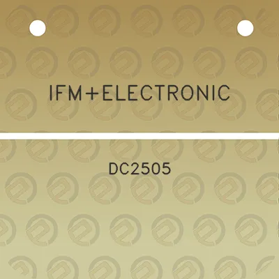 ifmelectronic-dc2505