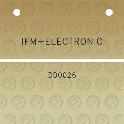 ifmelectronic-dd0026