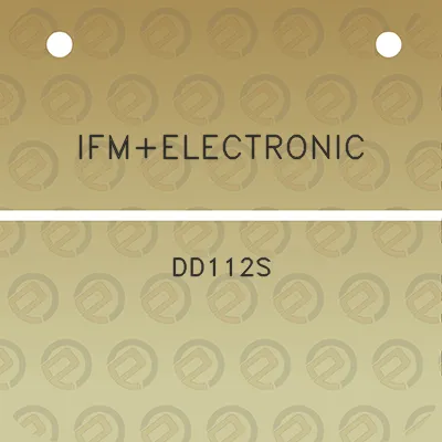 ifmelectronic-dd112s