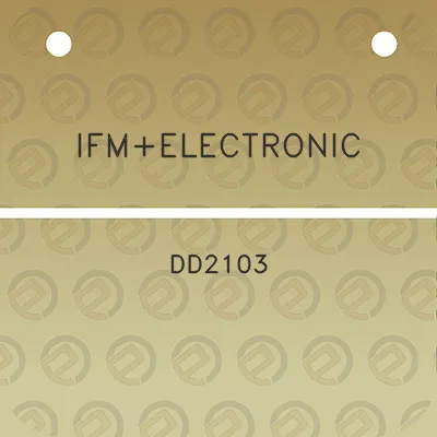 ifmelectronic-dd2103