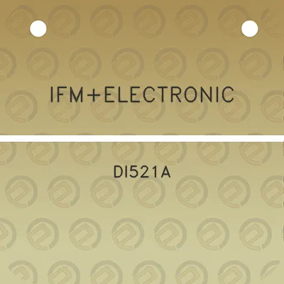 ifmelectronic-di521a