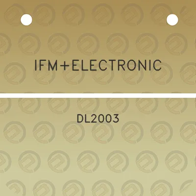 ifmelectronic-dl2003