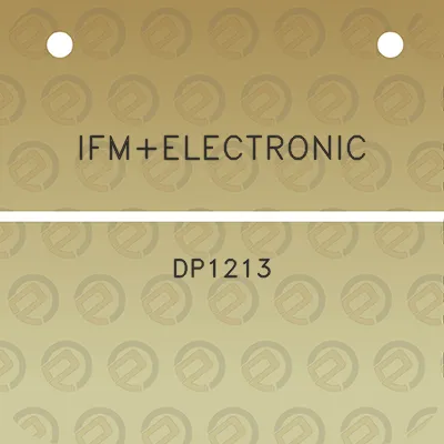 ifmelectronic-dp1213