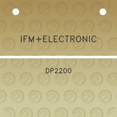 ifmelectronic-dp2200