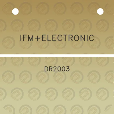 ifmelectronic-dr2003