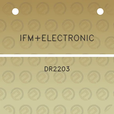 ifmelectronic-dr2203