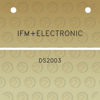 ifmelectronic-ds2003