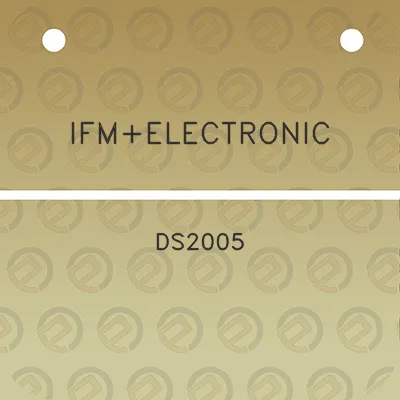 ifmelectronic-ds2005