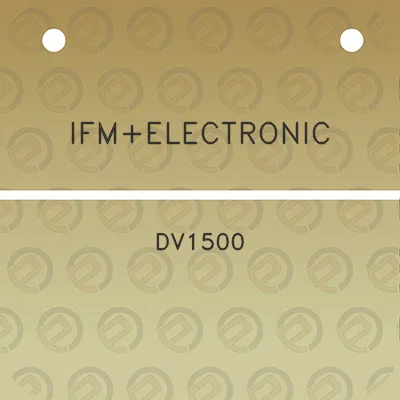 ifmelectronic-dv1500