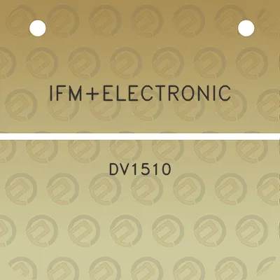 ifmelectronic-dv1510