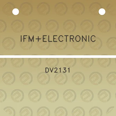 ifmelectronic-dv2131