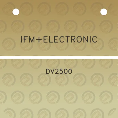 ifmelectronic-dv2500