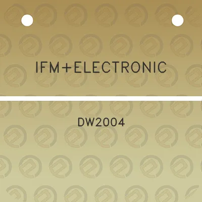 ifmelectronic-dw2004