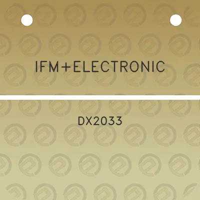 ifmelectronic-dx2033