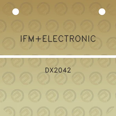 ifmelectronic-dx2042