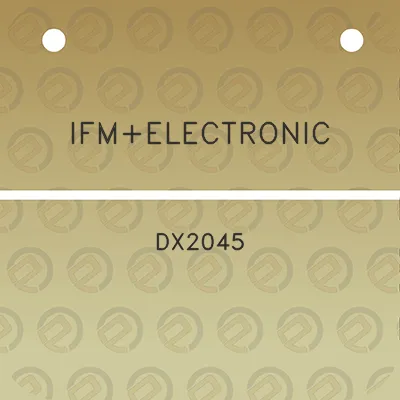 ifmelectronic-dx2045