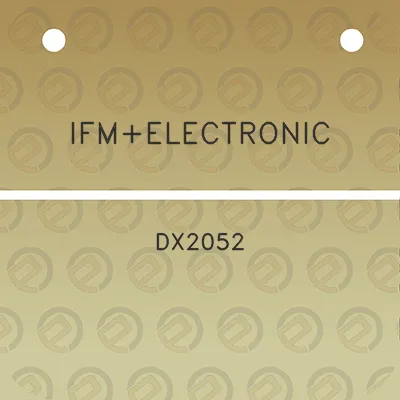 ifmelectronic-dx2052