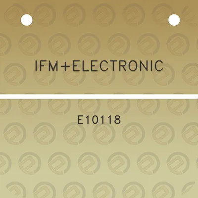 ifmelectronic-e10118