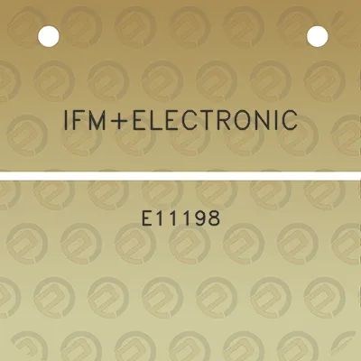 ifmelectronic-e11198