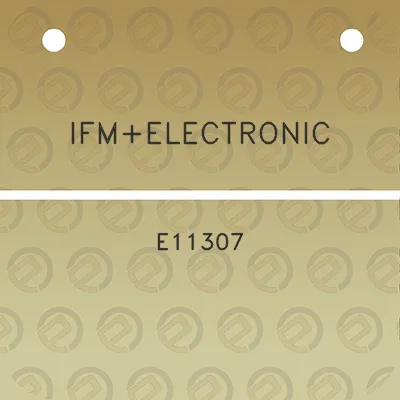 ifmelectronic-e11307