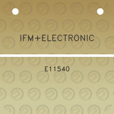 ifmelectronic-e11540