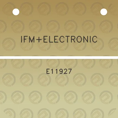 ifmelectronic-e11927