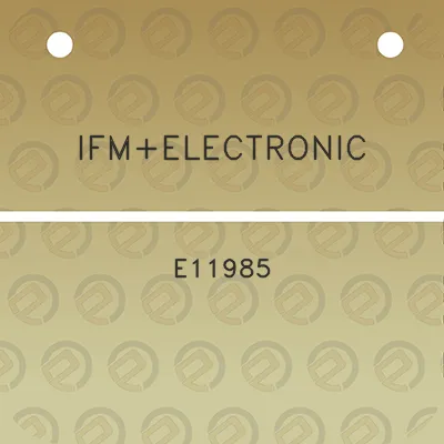 ifmelectronic-e11985