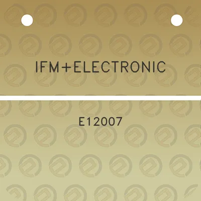 ifmelectronic-e12007