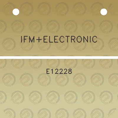 ifmelectronic-e12228