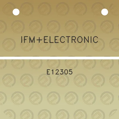 ifmelectronic-e12305