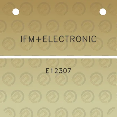 ifmelectronic-e12307