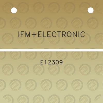 ifmelectronic-e12309