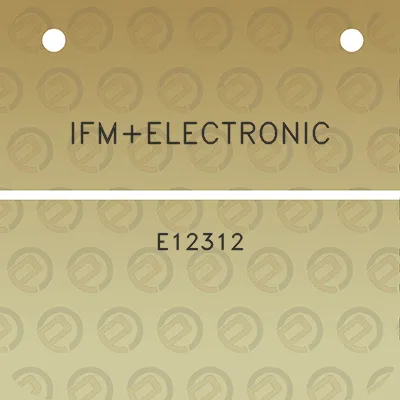 ifmelectronic-e12312