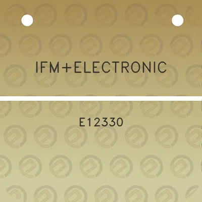 ifmelectronic-e12330