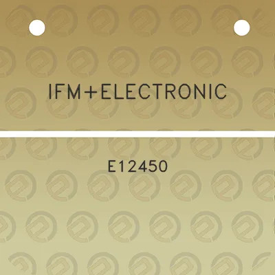 ifmelectronic-e12450