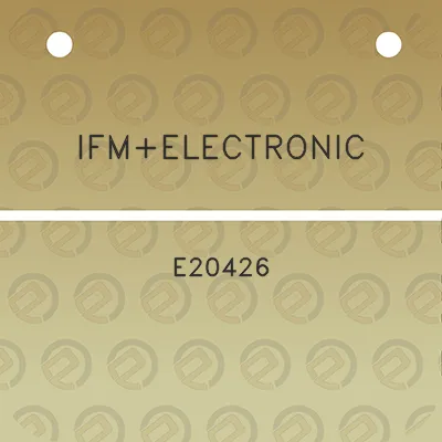 ifmelectronic-e20426