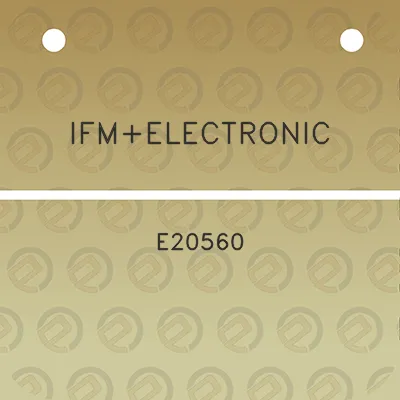 ifmelectronic-e20560