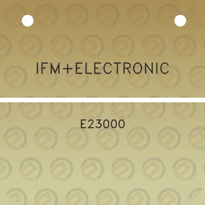 ifmelectronic-e23000