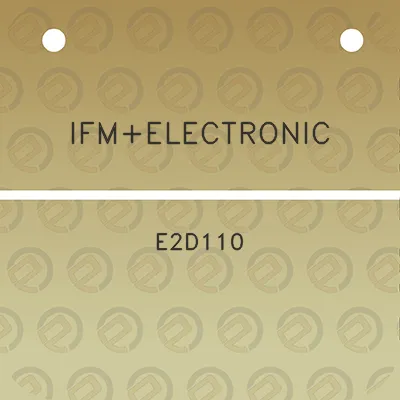 ifmelectronic-e2d110