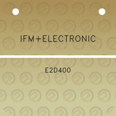 ifmelectronic-e2d400