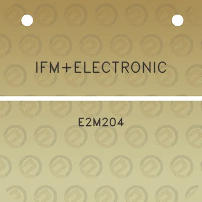 ifmelectronic-e2m204