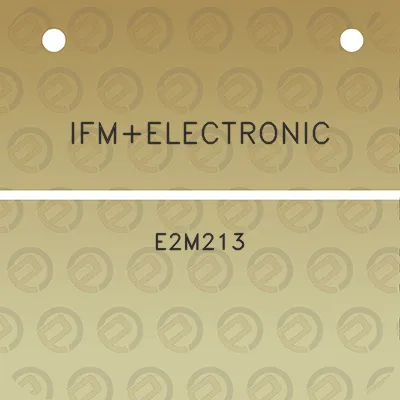 ifmelectronic-e2m213