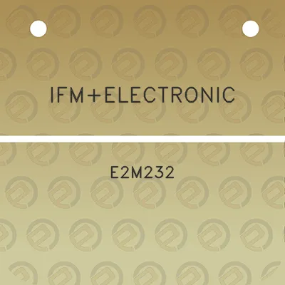 ifmelectronic-e2m232