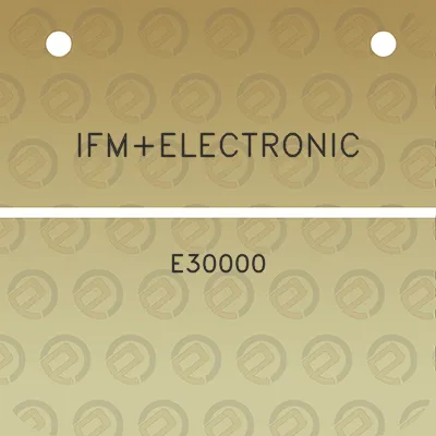 ifmelectronic-e30000