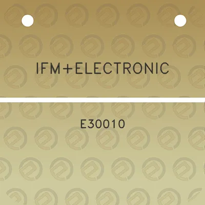 ifmelectronic-e30010