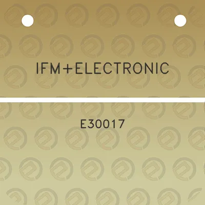 ifmelectronic-e30017