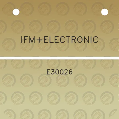 ifmelectronic-e30026