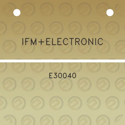 ifmelectronic-e30040