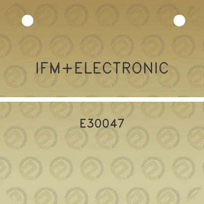 ifmelectronic-e30047